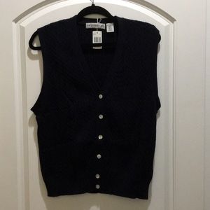 Dark Navy Sweater Vest